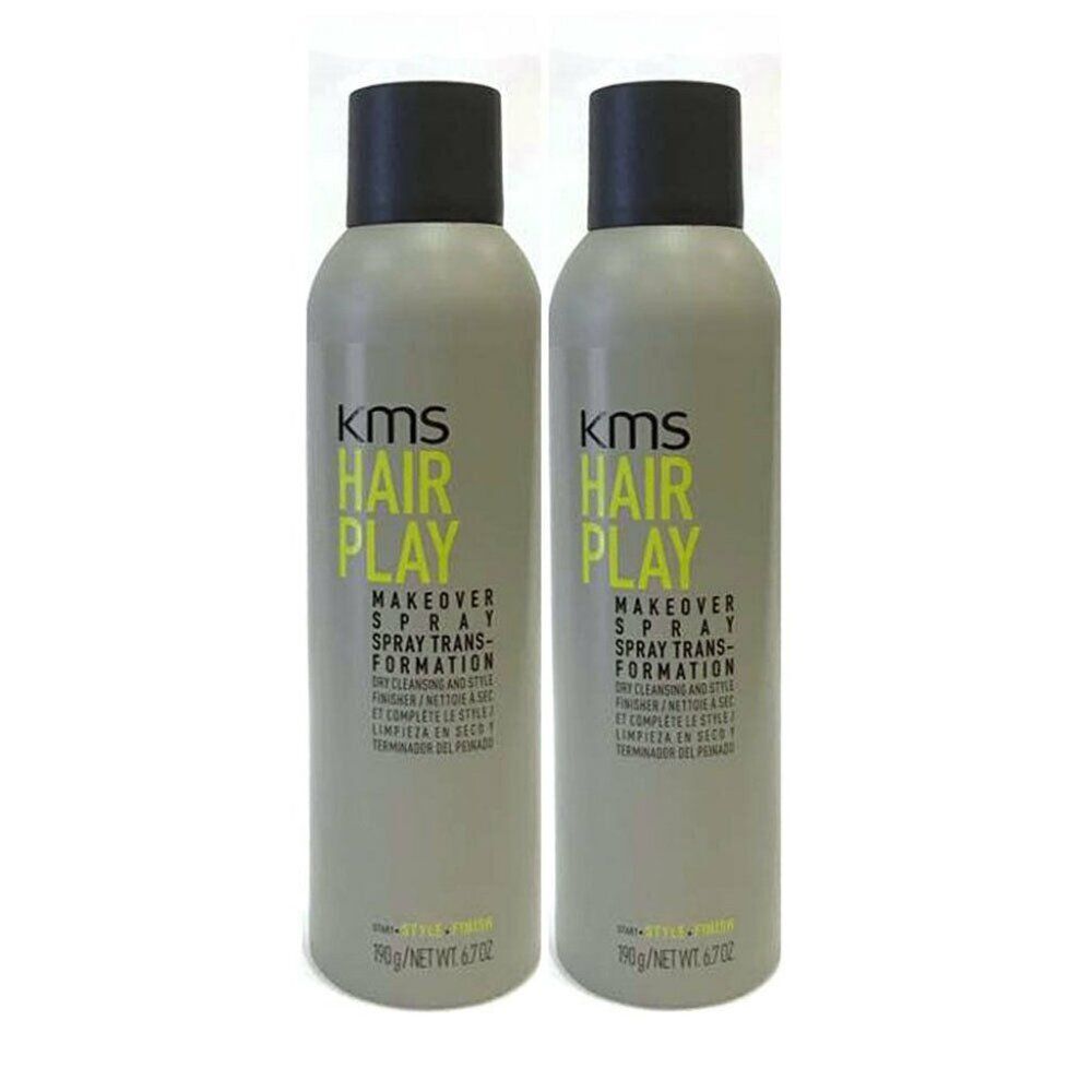 KMS Hair Play Makeover Spray 6.7oz new package (Pack of 2)